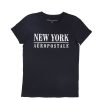 Aux Femmes Aéropostale Aeropostale | T-Shirt Classique Graphique Aeropostale New York Noir