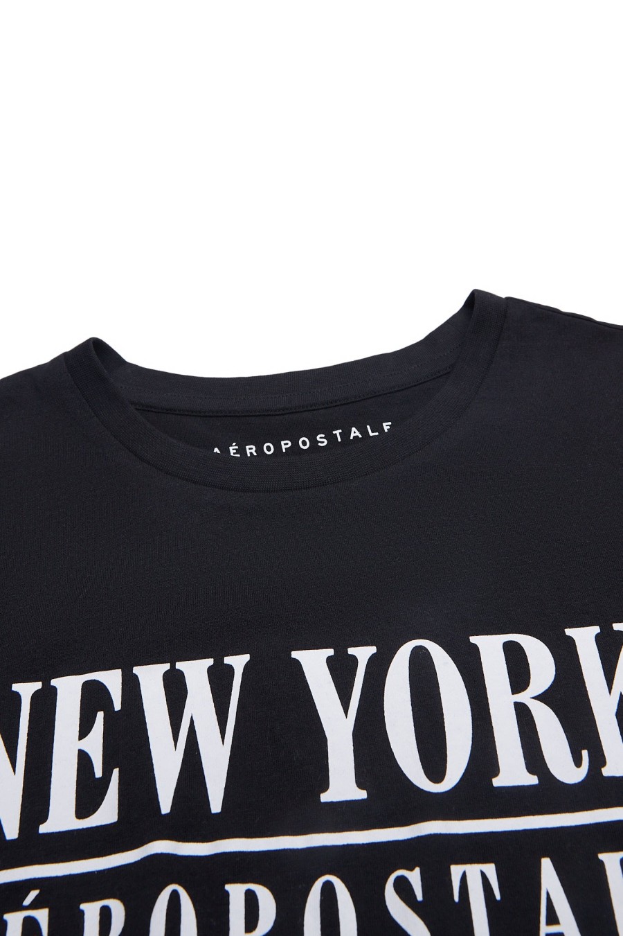 Aux Femmes Aéropostale Aeropostale | T-Shirt Classique Graphique Aeropostale New York Noir