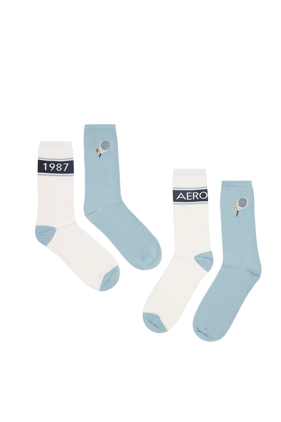 Aux Femmes Aéropostale Chaussettes | Chaussettes Aero Crew, Paquet De 2