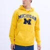 Pour Des Hommes Aéropostale Sweats A Capuche + Sweat-Shirts | Michigan M Graphique Sweat A Capuche Epais Or