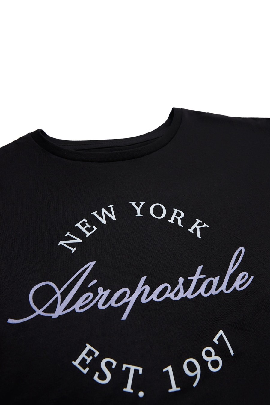 Aux Femmes Aéropostale T-Shirts | Aeropostale Nyc Est 1987 T-Shirt Petit Ami Graphique