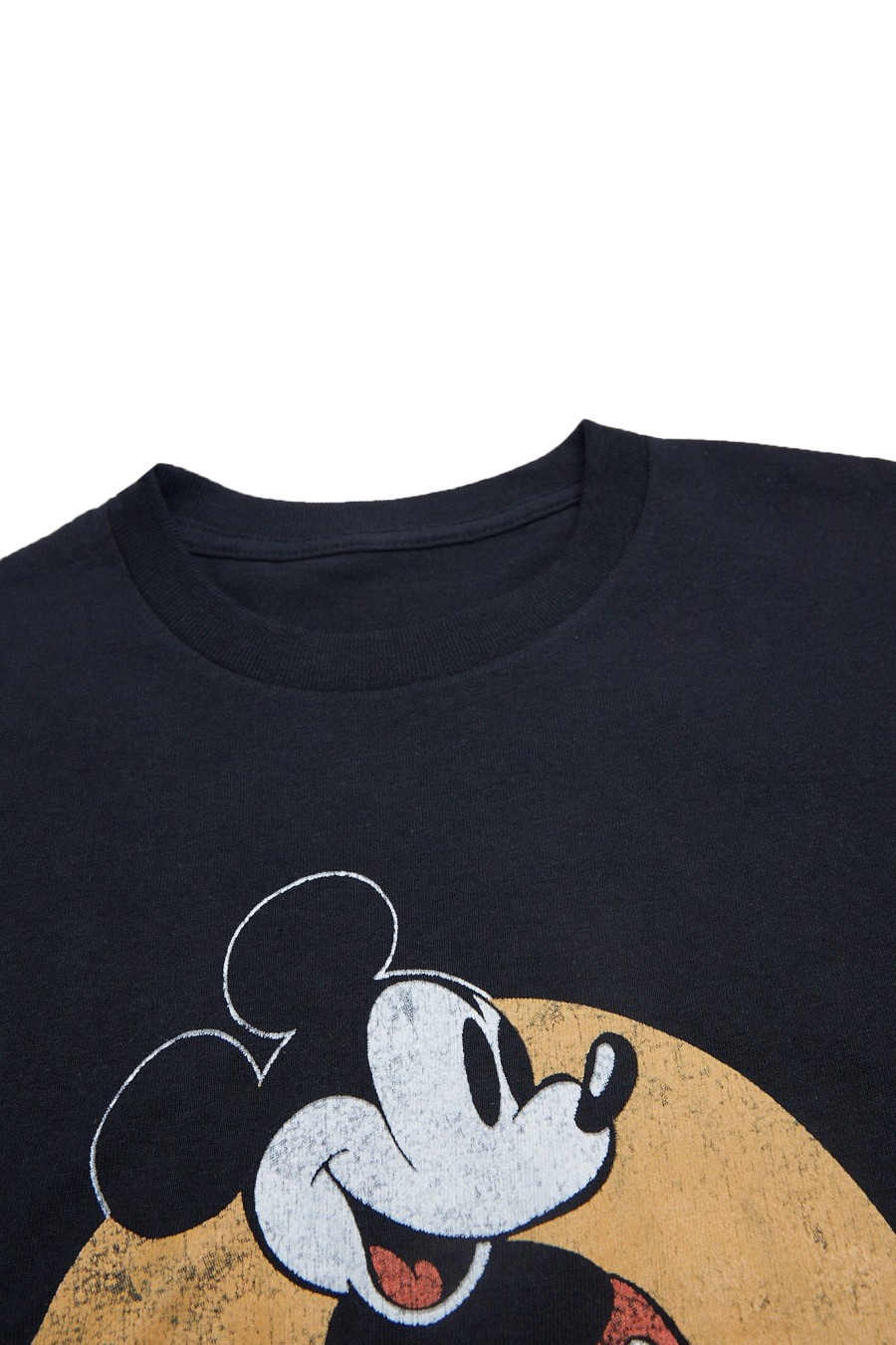 Aux Femmes Notes bleues Culture Pop | T-Shirt Petit Ami Graphique Walt Disney Mickey Mouse Noir