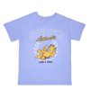 Aux Femmes Aéropostale Culture Pop | T-Shirt Decontracte A Imprime Garfield Athletics Un Jean Bleu