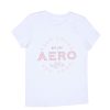 Aux Femmes Aéropostale T-Shirts | T-Shirt Classique Graphique Aero 1987 Blanc