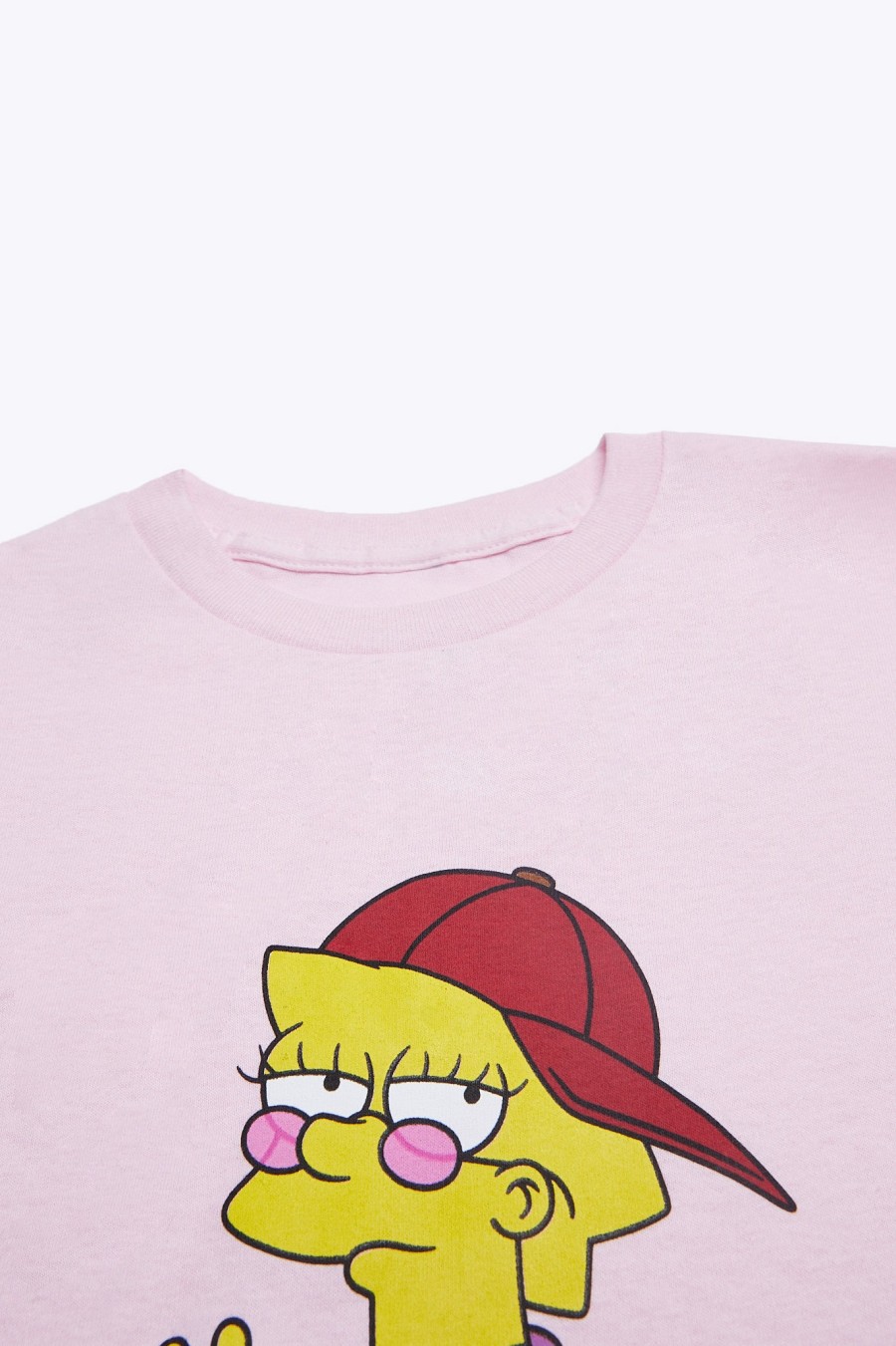 Aux Femmes Notes bleues T-Shirts | T-Shirt Petit Ami Graphique Lisa Simpson Des Simpsons Rose