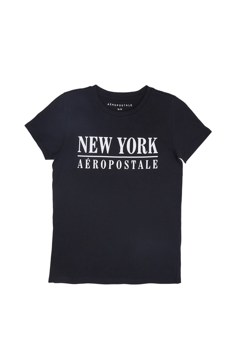 Aux Femmes Aéropostale T-Shirts | T-Shirt Classique Graphique Aeropostale New York Noir