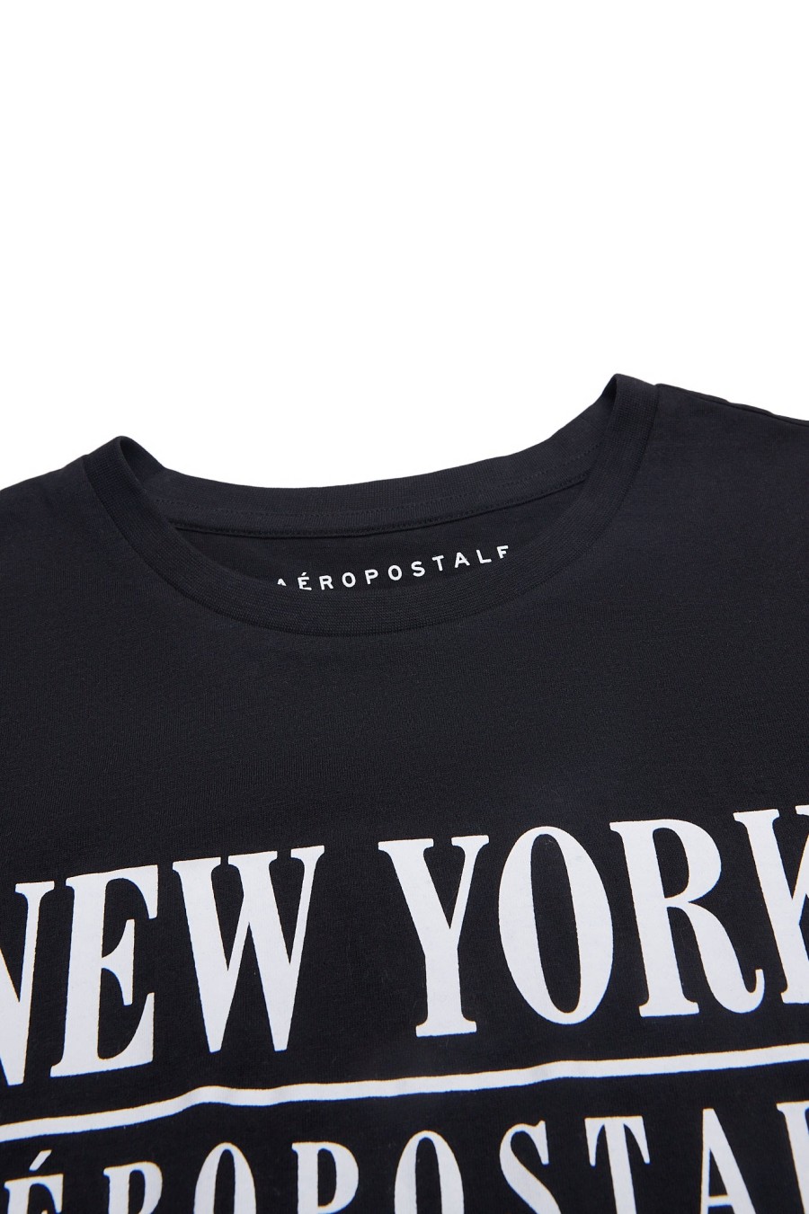 Aux Femmes Aéropostale T-Shirts | T-Shirt Classique Graphique Aeropostale New York Noir