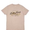 Pour Des Hommes Aéropostale Culture Pop | T-Shirt Delave A L'Acide Graphique Yellowstone Dutton Ranch Bronzer