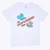 Pour Des Hommes Notes bleues T-Shirts Graphiques | Le T-Shirt Graphique Simpsons Itchy And Scratchy Blanc