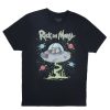 Pour Des Hommes Aéropostale Culture Pop | T-Shirt Graphique Rick Et Morty Noir