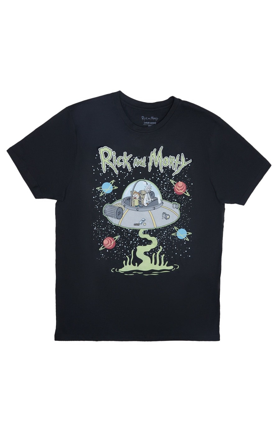 Pour Des Hommes Aéropostale Culture Pop | T-Shirt Graphique Rick Et Morty Noir