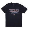 Pour Des Hommes Aéropostale Des Sports | T-Shirt Graphique Des Longhorns Du Texas Noir