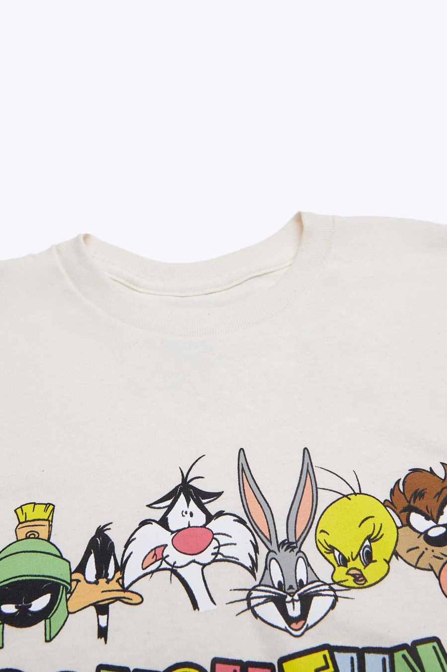 Aux Femmes Notes bleues T-Shirts Graphiques | T-Shirt Petit Ami Graphique Looney Tunes Naturel