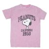 Aux Femmes Aéropostale T-Shirts Graphiques | T-Shirt Decontracte Graphique Peanuts Snoopy 1950 Violet