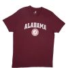 Pour Des Hommes Aéropostale T-Shirts Graphiques | T-Shirt Graphique De L'Universite De L'Alabama Bourgogne