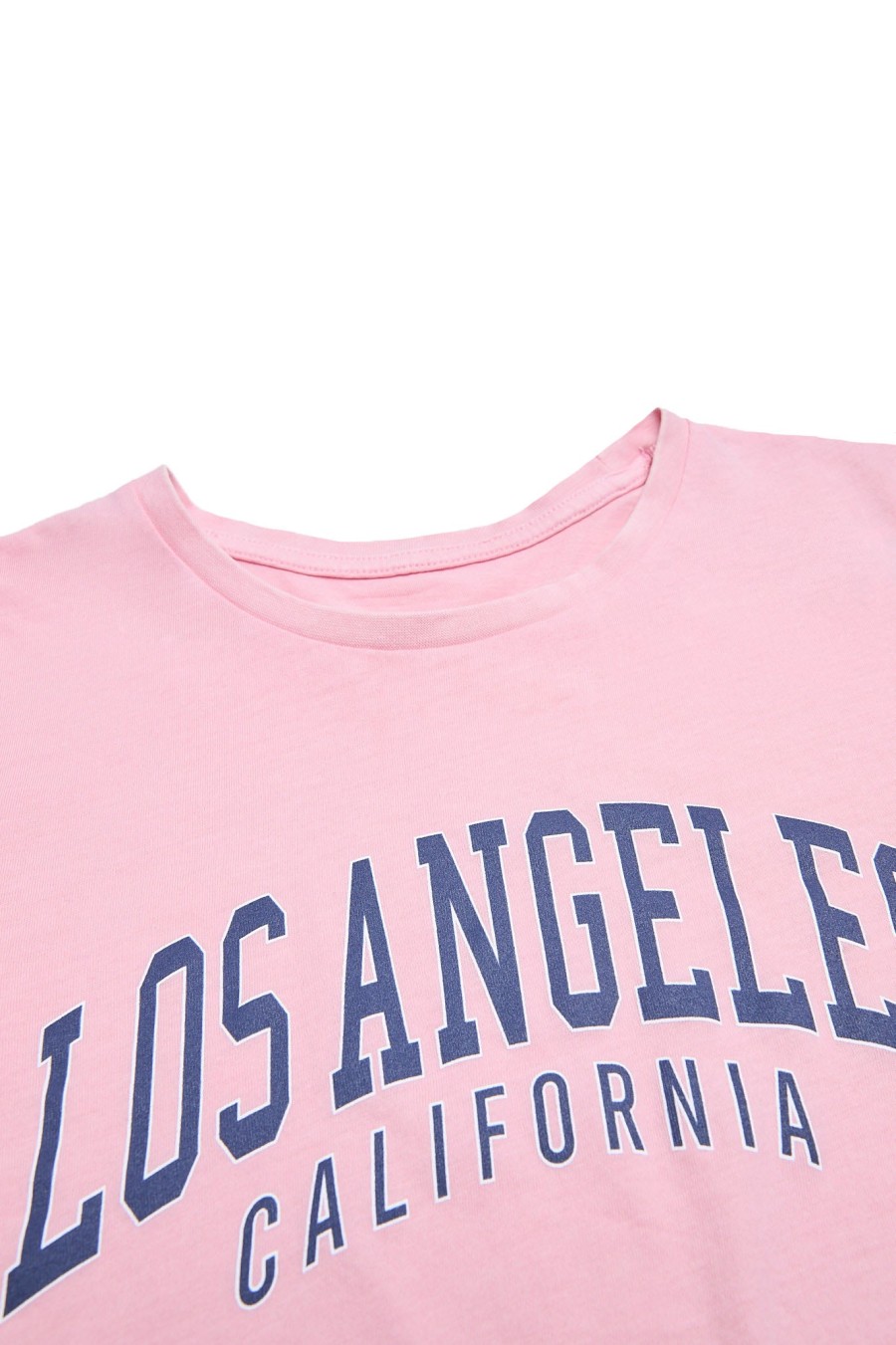 Aux Femmes Aéropostale Aeropostale | T-Shirt Classique Graphique Aeropostale Los Angeles Rose