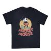 Aux Femmes Notes bleues T-Shirts | T-Shirt Petit Ami Graphique Walt Disney Mickey Mouse Noir