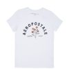 Aux Femmes Aéropostale T-Shirts Graphiques | Aeropostale Bouquet Graphic T-Shirt Classique Blanc