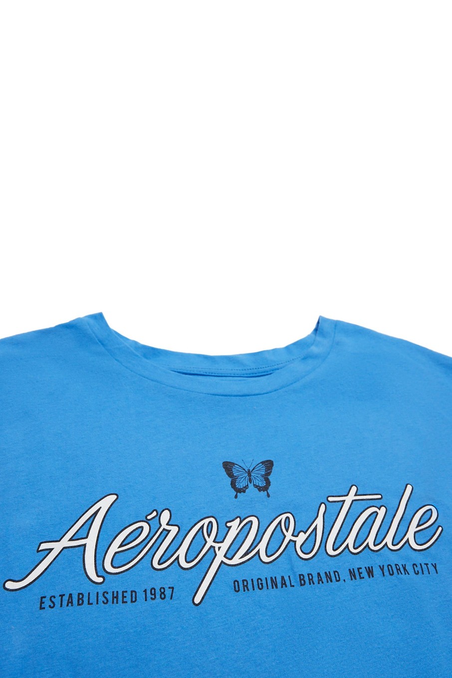 Aux Femmes Aéropostale T-Shirts | T-Shirt Surdimensionne A Motif Papillon Violet