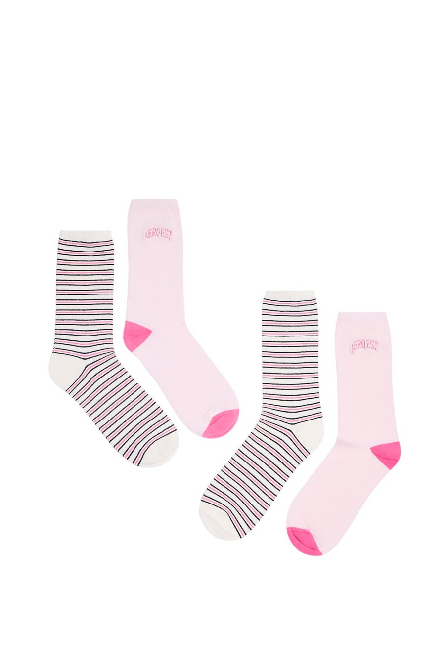 Aux Femmes Aéropostale Chaussettes | Chaussettes Aero Crew, Paquet De 2