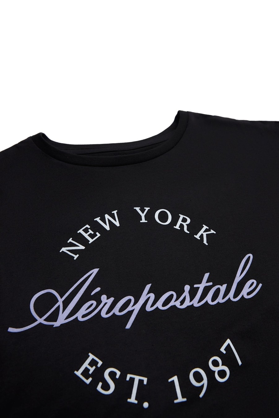 Aux Femmes Aéropostale T-Shirts Graphiques | Aeropostale Nyc Est 1987 T-Shirt Petit Ami Graphique