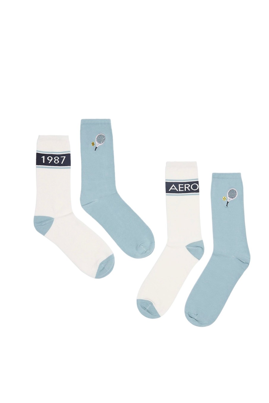 Aux Femmes Aéropostale Chaussettes | Chaussettes Aero Crew, Paquet De 2