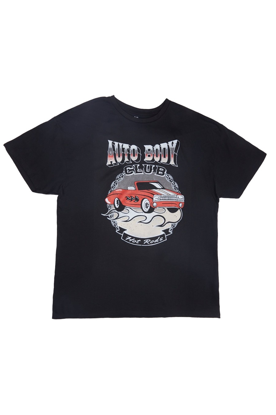 Aux Femmes Notes bleues T-Shirts Graphiques | T-Shirt Surdimensionne A Imprime Auto Body Club Noir