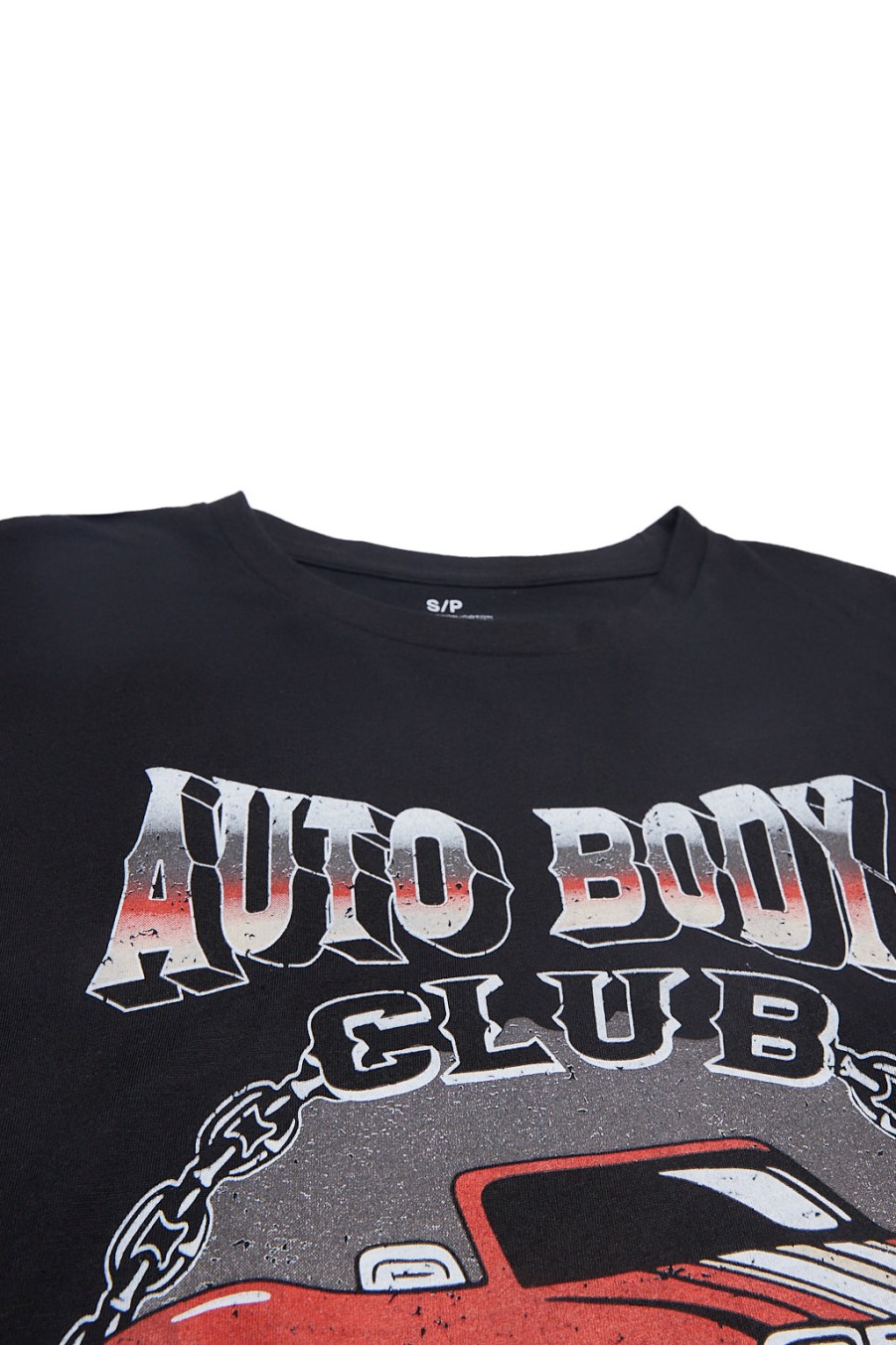 Aux Femmes Notes bleues T-Shirts Graphiques | T-Shirt Surdimensionne A Imprime Auto Body Club Noir