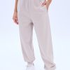 Aux Femmes Notes bleues Pantalons De Jogging | Pantalon De Jogging Surdimensionne A Taille Moyenne