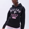 Aux Femmes Aéropostale Sweats A Capuche + Sweat-Shirts | Barbie Malibu - Sweat A Capuche Surdimensionne Avec Motif Graphique Noir