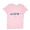 Aux Femmes Aéropostale T-Shirts Graphiques | Aeropostale Nyc East Coast Graphic T-Shirt Classique Rose