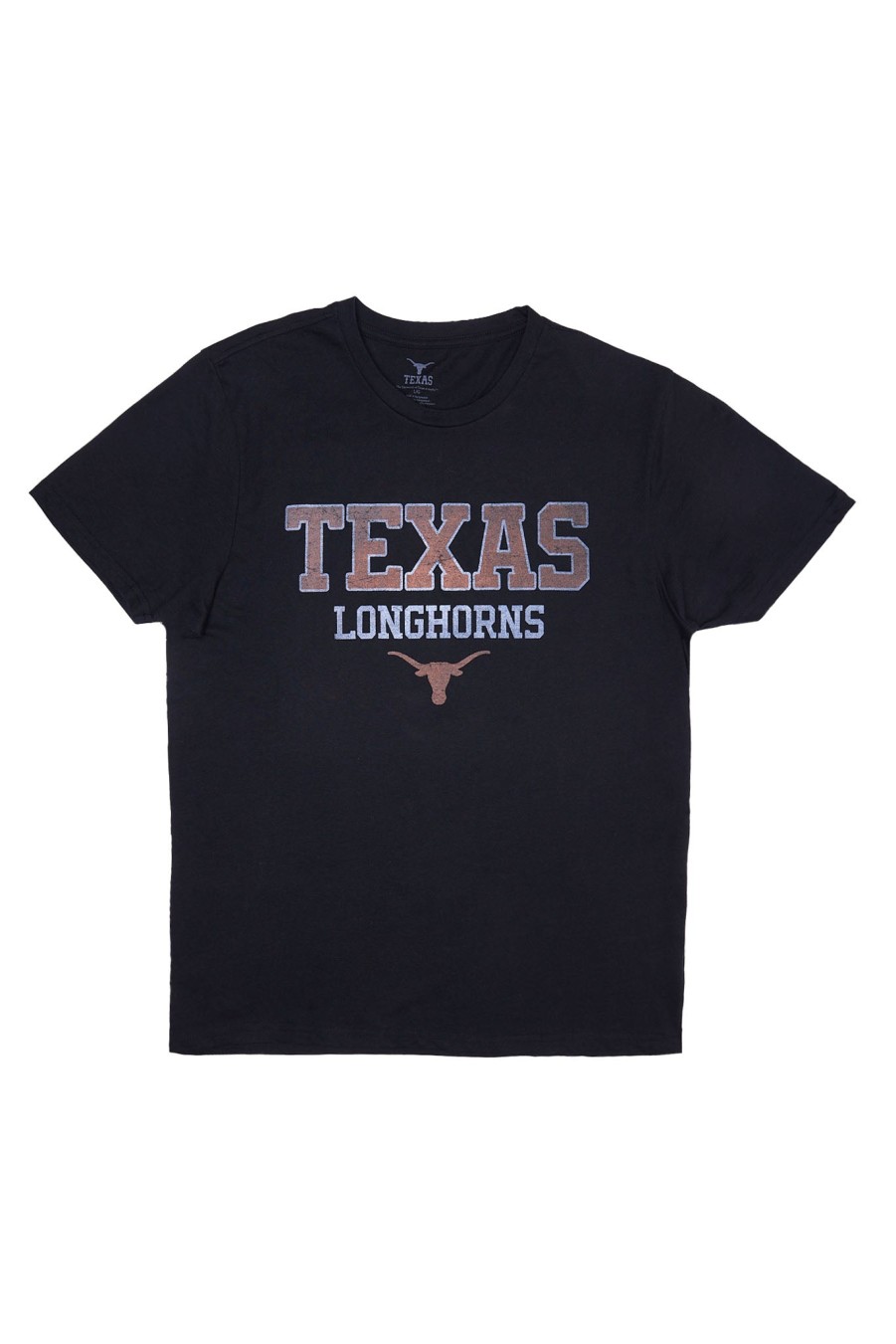 Pour Des Hommes Aéropostale Universite | T-Shirt Graphique Des Longhorns Du Texas Noir