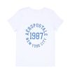 Aux Femmes Aéropostale T-Shirts | T-Shirt Classique Graphique Aeropostale New York City 87 Blanc