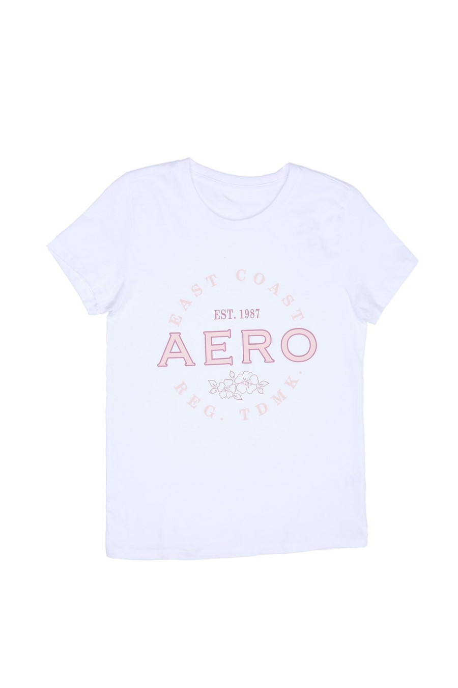 Aux Femmes Aéropostale Aeropostale | T-Shirt Classique Graphique Aero 1987 Blanc