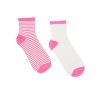 Aux Femmes Notes bleues Chaussettes | Lot De 2 Paires De Chaussettes Demi-Equipage Imprimees