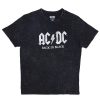 Pour Des Hommes Aéropostale Musique | T-Shirt Ac/Dc Back In Graphic Delave A L'Acide Noir