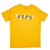 Aux Femmes Aéropostale T-Shirts | T-Shirt Boyfriend Graphique Aero Daisies Orange