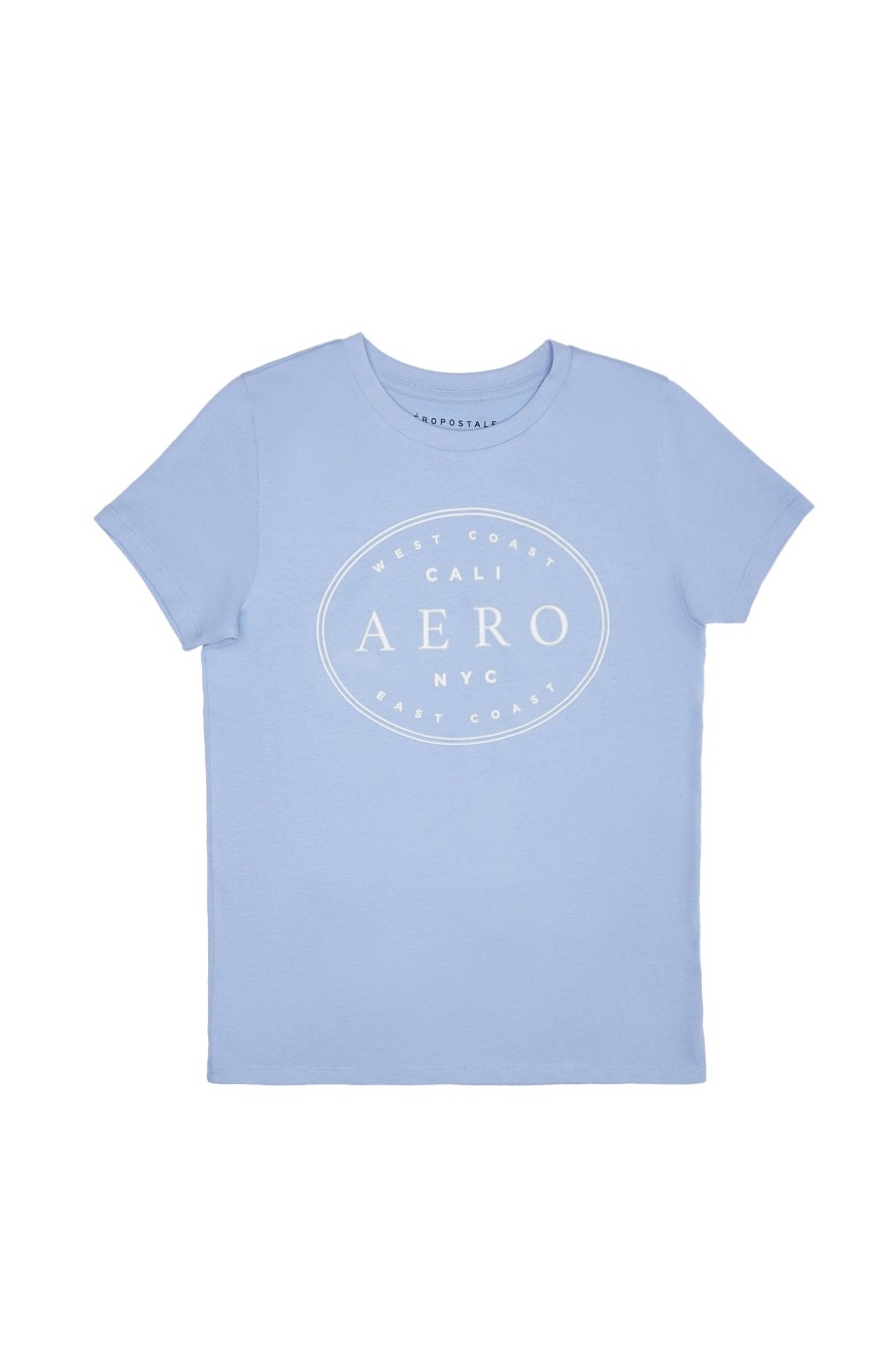 Aux Femmes Aéropostale T-Shirts Graphiques | Aeropostale California New York City T-Shirt Classique Graphique Un Jean Bleu