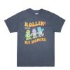 Aux Femmes Notes bleues T-Shirts Graphiques | T-Shirt Graphique Pour Petit Ami Care Bears Rollin' With My Homies Gris Fonce