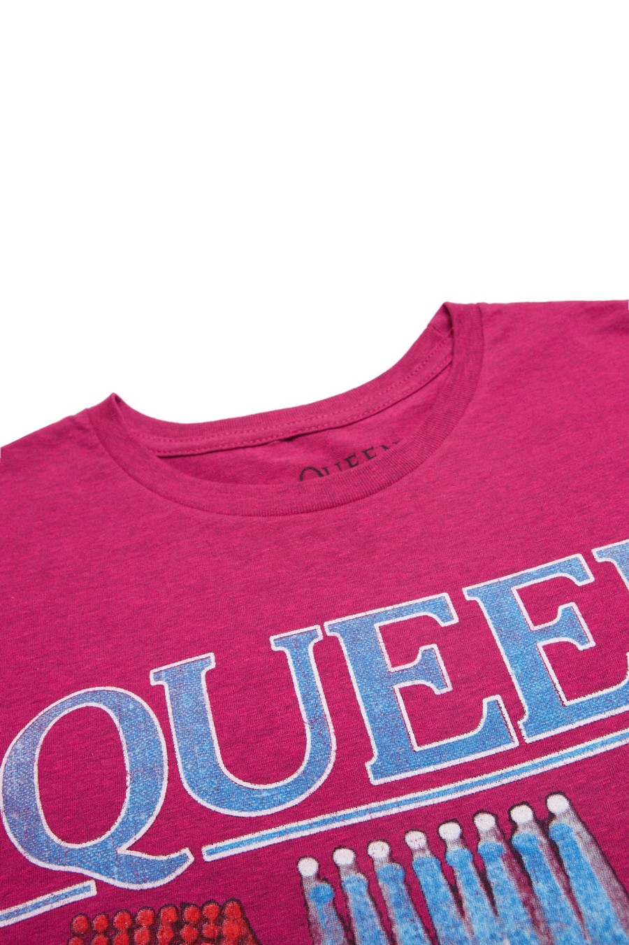 Aux Femmes Aéropostale Musique | T-Shirt Decontracte Graphique Queen Tour '80 Fuchsia