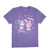 Aux Femmes Aéropostale T-Shirts | T-Shirt Decontracte Graphique Kuromi Pour Bebe Violet