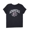 Aux Femmes Aéropostale Aeropostale | T-Shirt Classique Graphique Aero 87 Nyc Crest Noir