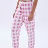 Aux Femmes Aéropostale Pyjamas | Pantalon De Pyjama En Peluche Imprime A Carreaux Aero