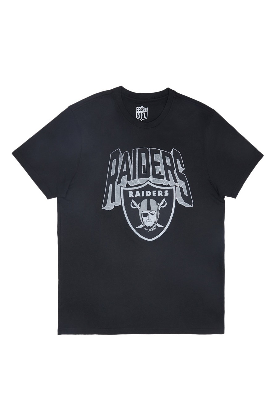 Pour Des Hommes Aéropostale Des Sports | T-Shirt Graphique Des Raiders De Las Vegas Noir