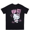 Aux Femmes Aéropostale T-Shirts | T-Shirt Decontracte A Imprime Hello Kitty Cherry Noir