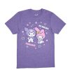 Aux Femmes Aéropostale T-Shirts Graphiques | T-Shirt Decontracte Graphique Kuromi Pour Bebe Violet