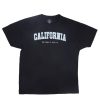 Aux Femmes Notes bleues T-Shirts | T-Shirt Surdimensionne A Imprime Californien Noir