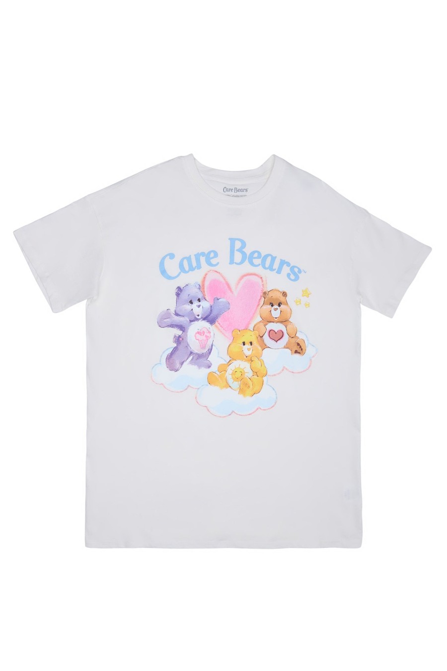 Aux Femmes Aéropostale Culture Pop | T-Shirt Petit Ami Graphique Coeur Care Bears Creme