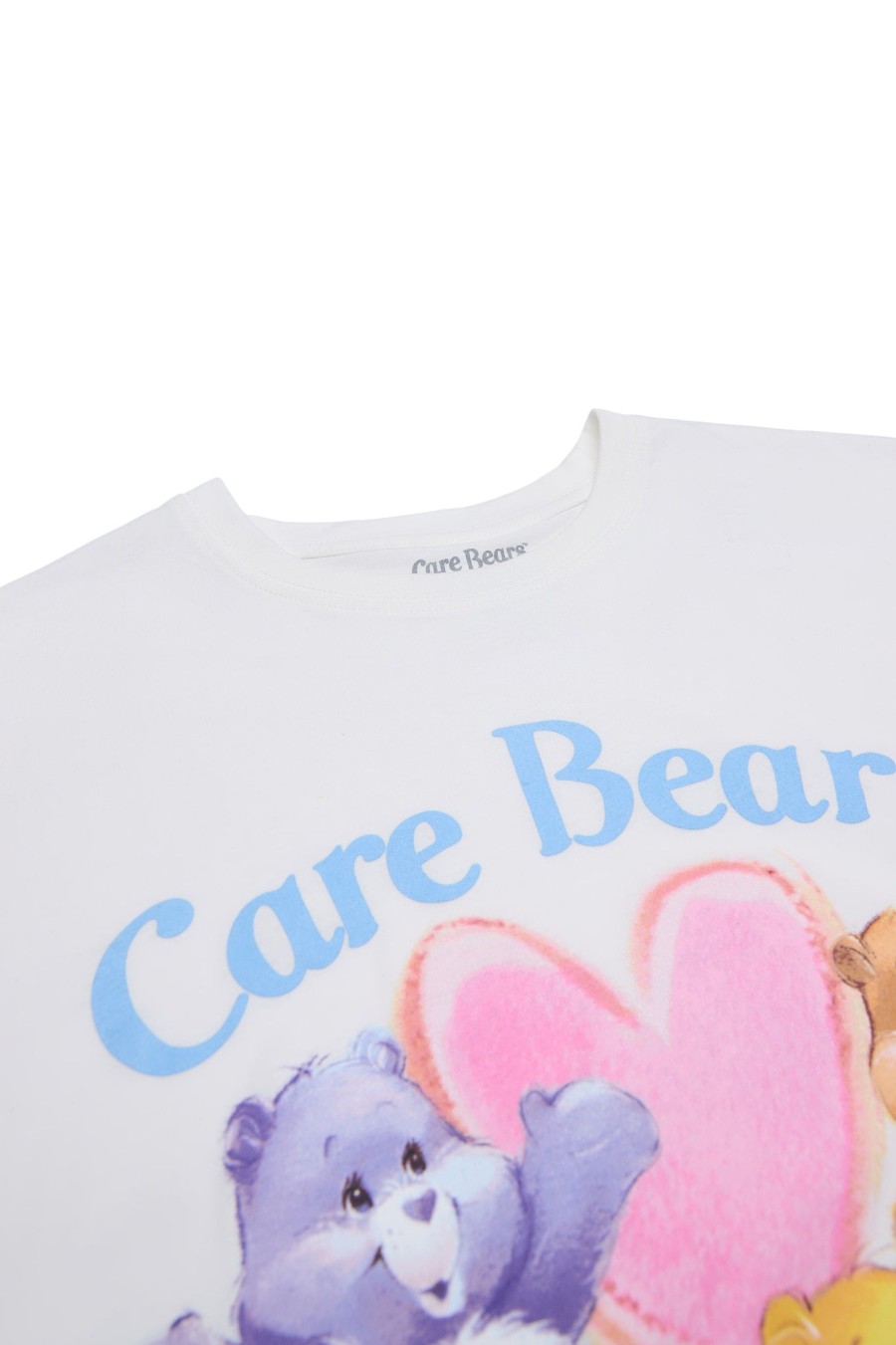 Aux Femmes Aéropostale Culture Pop | T-Shirt Petit Ami Graphique Coeur Care Bears Creme