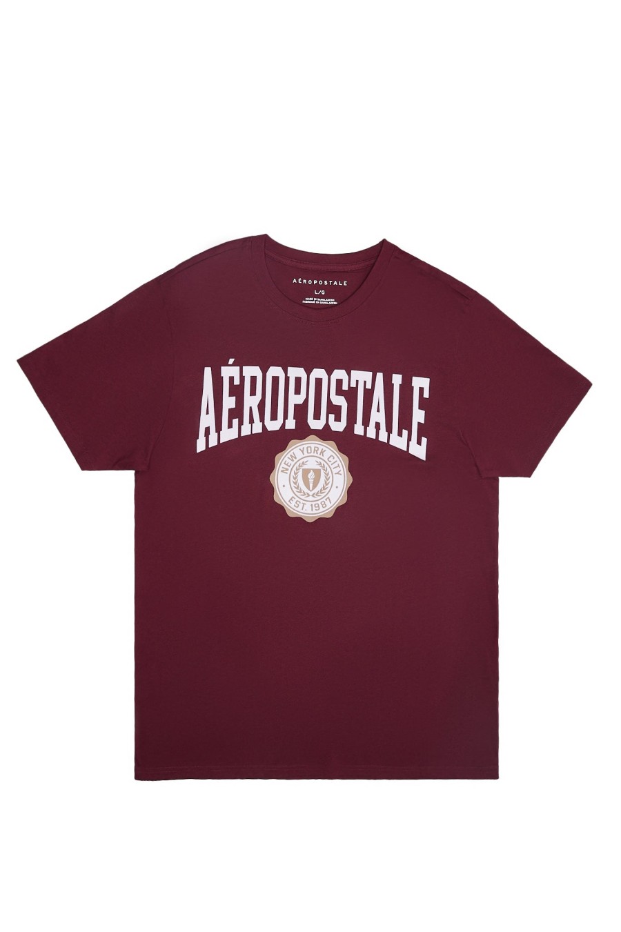 Pour Des Hommes Aéropostale Aeropostale | T-Shirt Floque Graphique Aeropostale